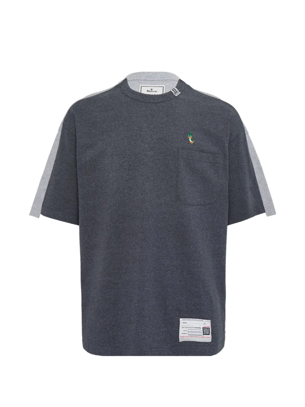 Maison MIHARA YASUHIRO short sleeve T-shirt - Grigio