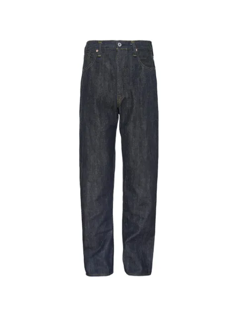 Junya Watanabe contrast-stitch straight-leg jeans