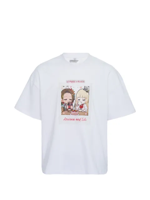 W/STUDIO print T-shirt