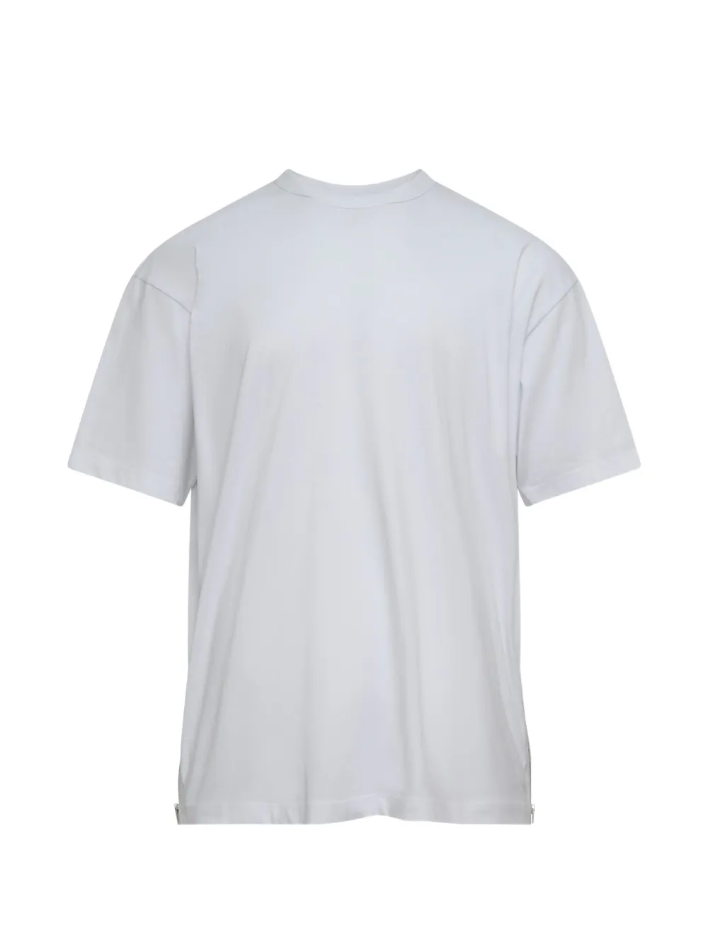 Comme Des Garçons Shirt zip-detail short-sleeve T-shirt - Weiß