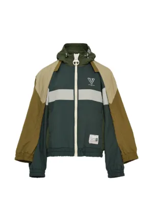 Kolor コントラストパネル ジャケット | グリーン | FARFETCH JP