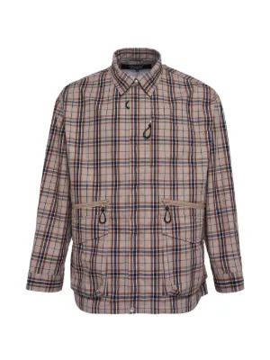 Comme Des Garçons Homme zip-up Overshirt | White | FARFETCH JO