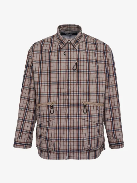 Comme des Garçons Homme zipped checked jacket