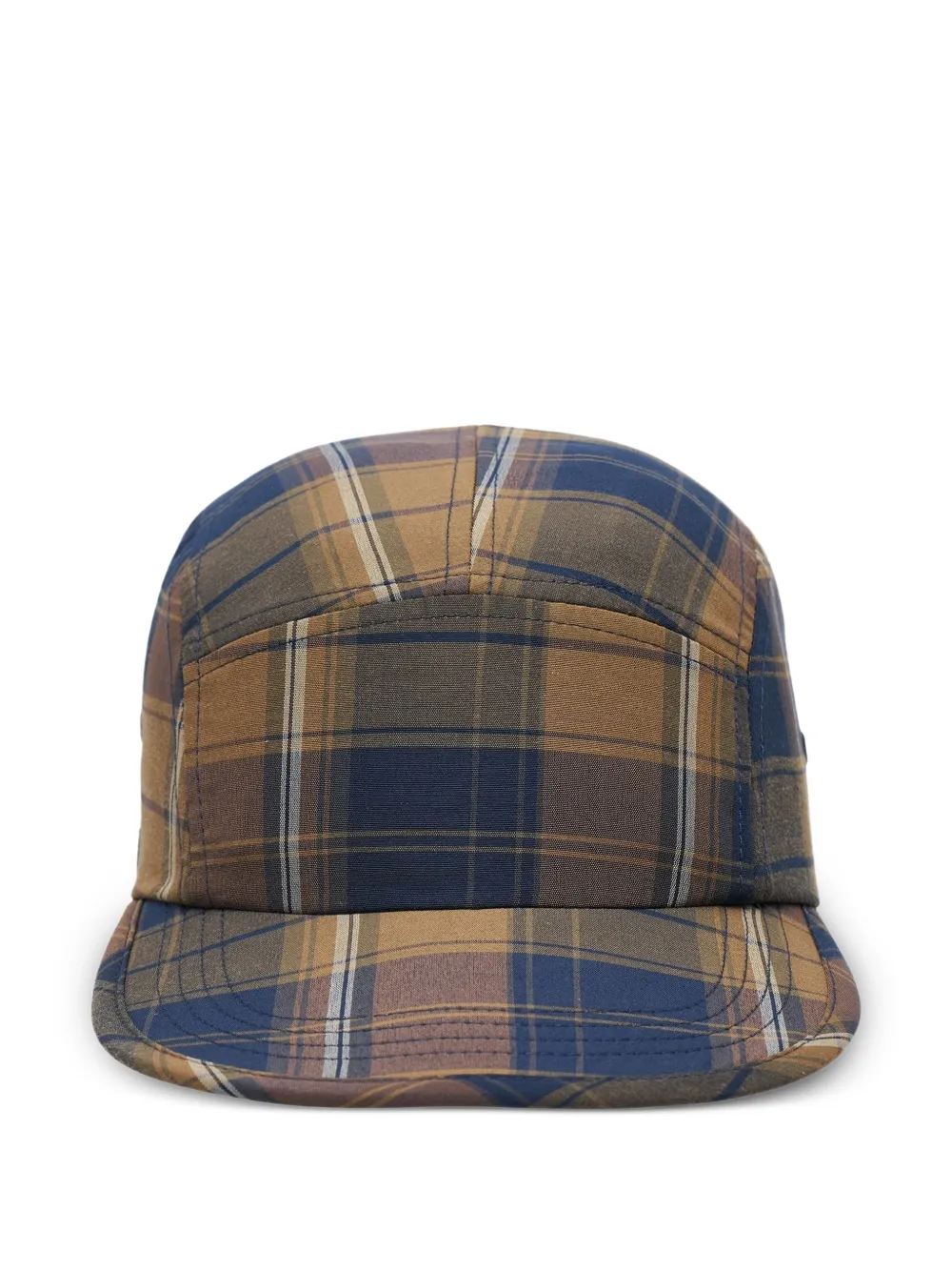 Comme des Garçons Homme check-pattern cap - Marrone