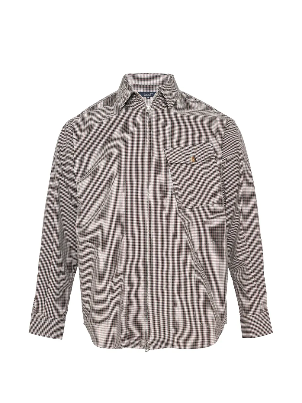 Comme des Garçons Homme zip-up overshirt - Bianco