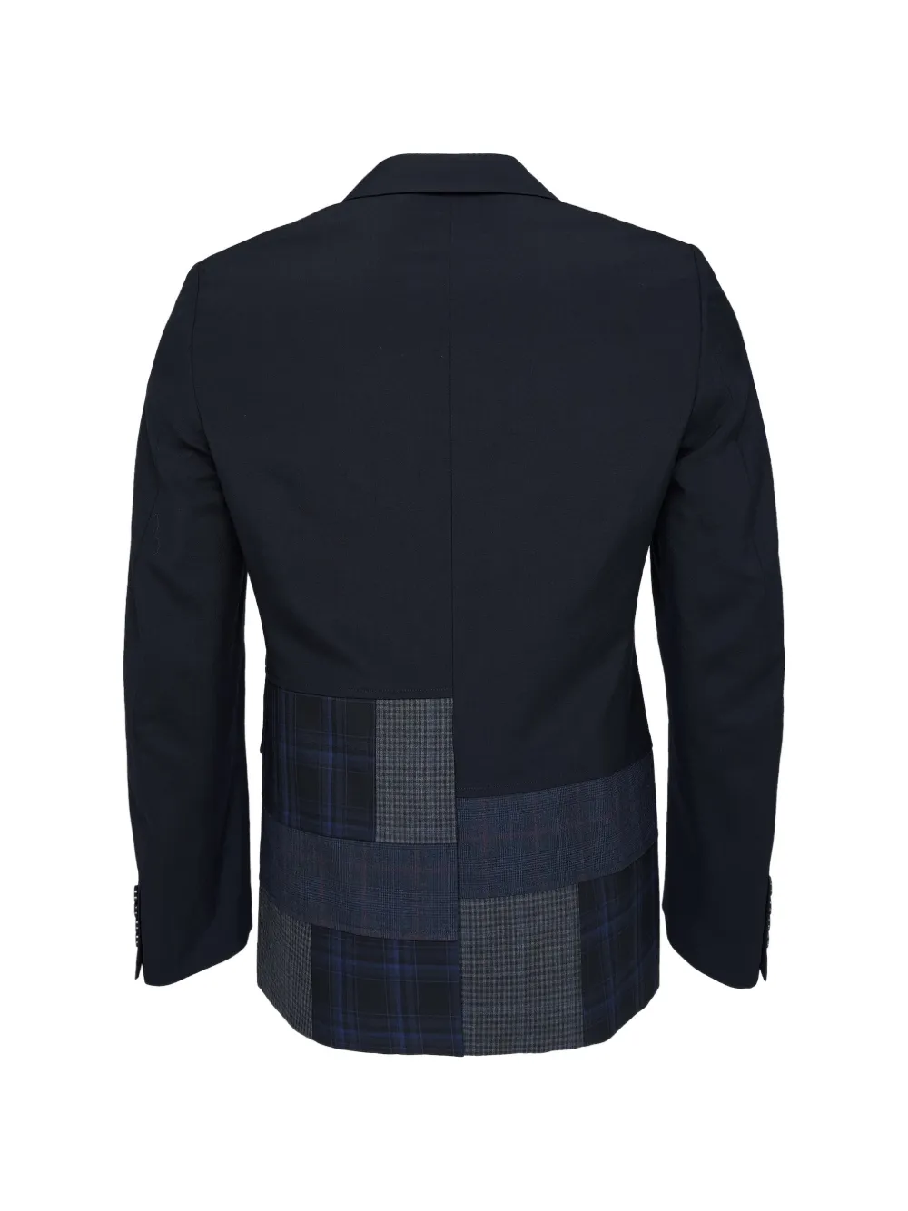 Comme Des Garçons Homme Deux パッチワーク ジャケット | ブルー