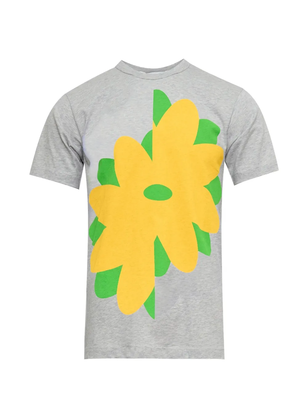 Comme Des Garçons Shirt floral-print T-shirt - Grigio