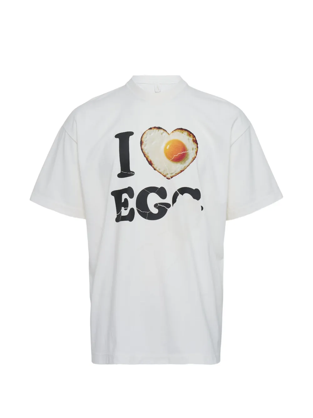 Doublet I Love Egg T-shirt - Bianco