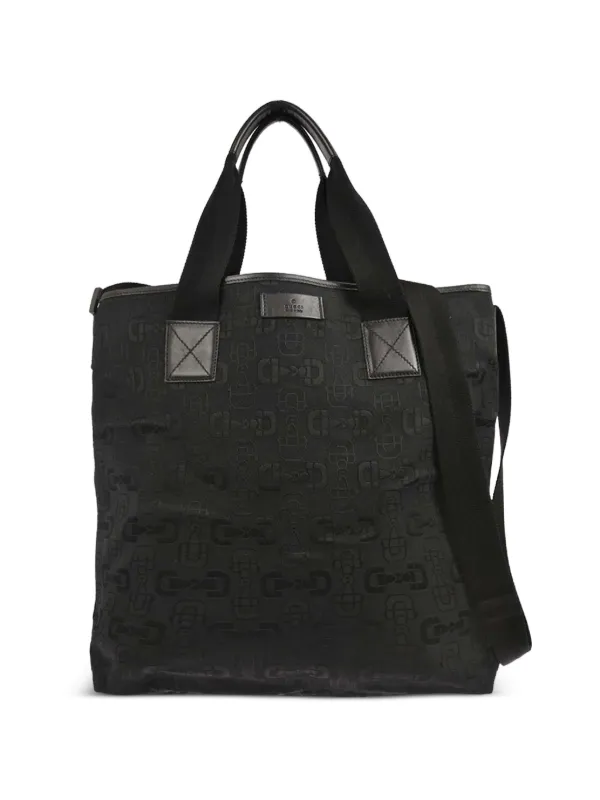 Gucci Pre-Owned 1990-2000s パターン ハンドバッグ | ブラック 