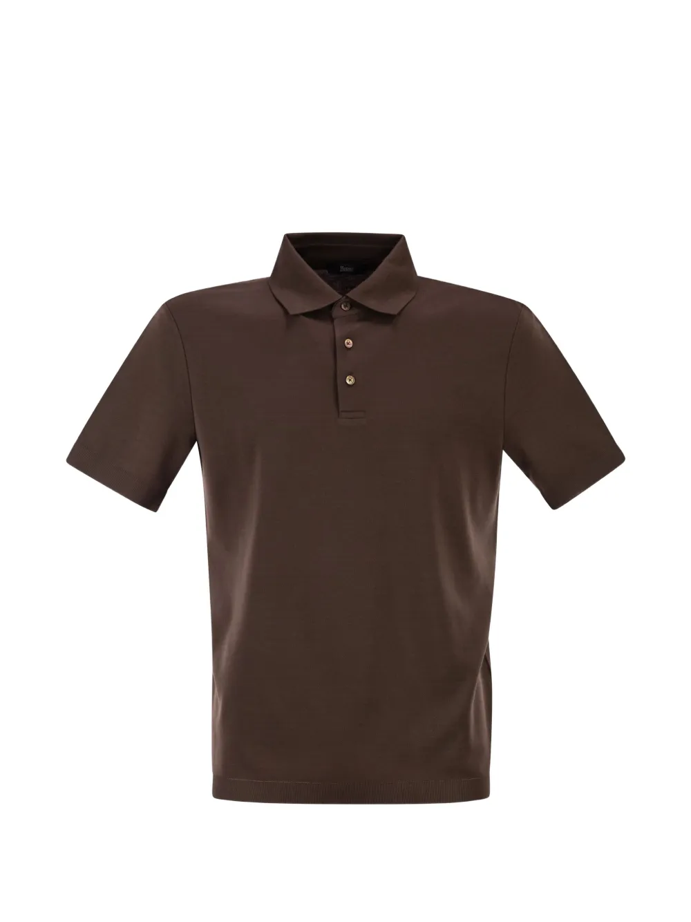 Herno cotton polo shirt - Marrone