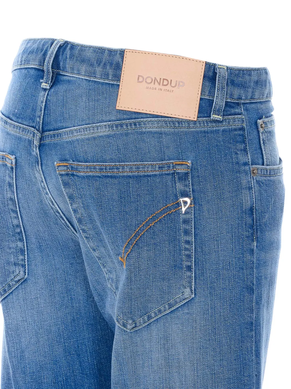  Dondup Vaqueros Skinny Con Parche Del Logo - Azul 