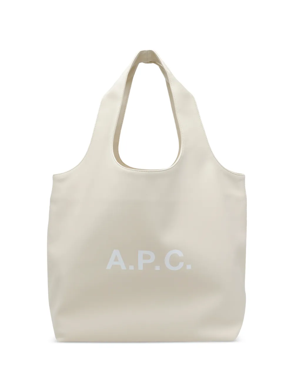 A.P.C. Ninon logo-print tote bag - Toni neutri