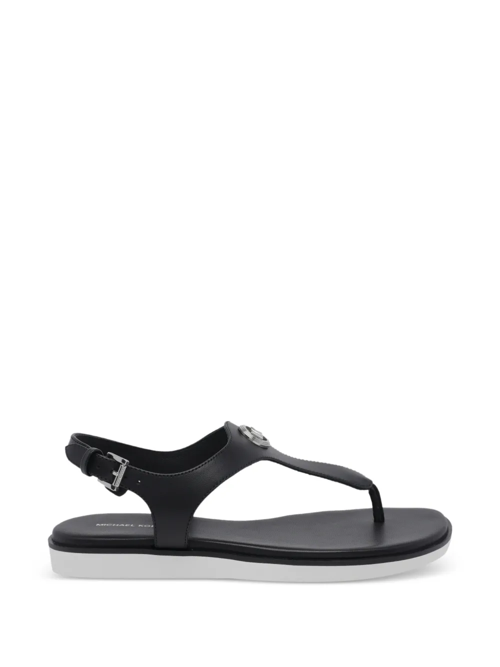 Michael Kors Sandalen met logogesp Zwart