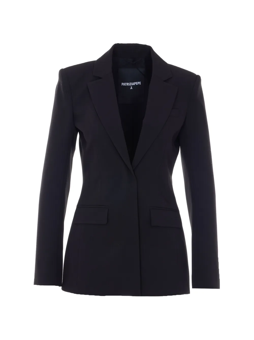 Patrizia Pepe button flap-pocket blazer - Nero