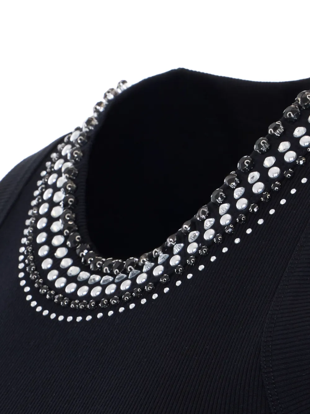 Liu Jo Studded Crewneck Top - Black 