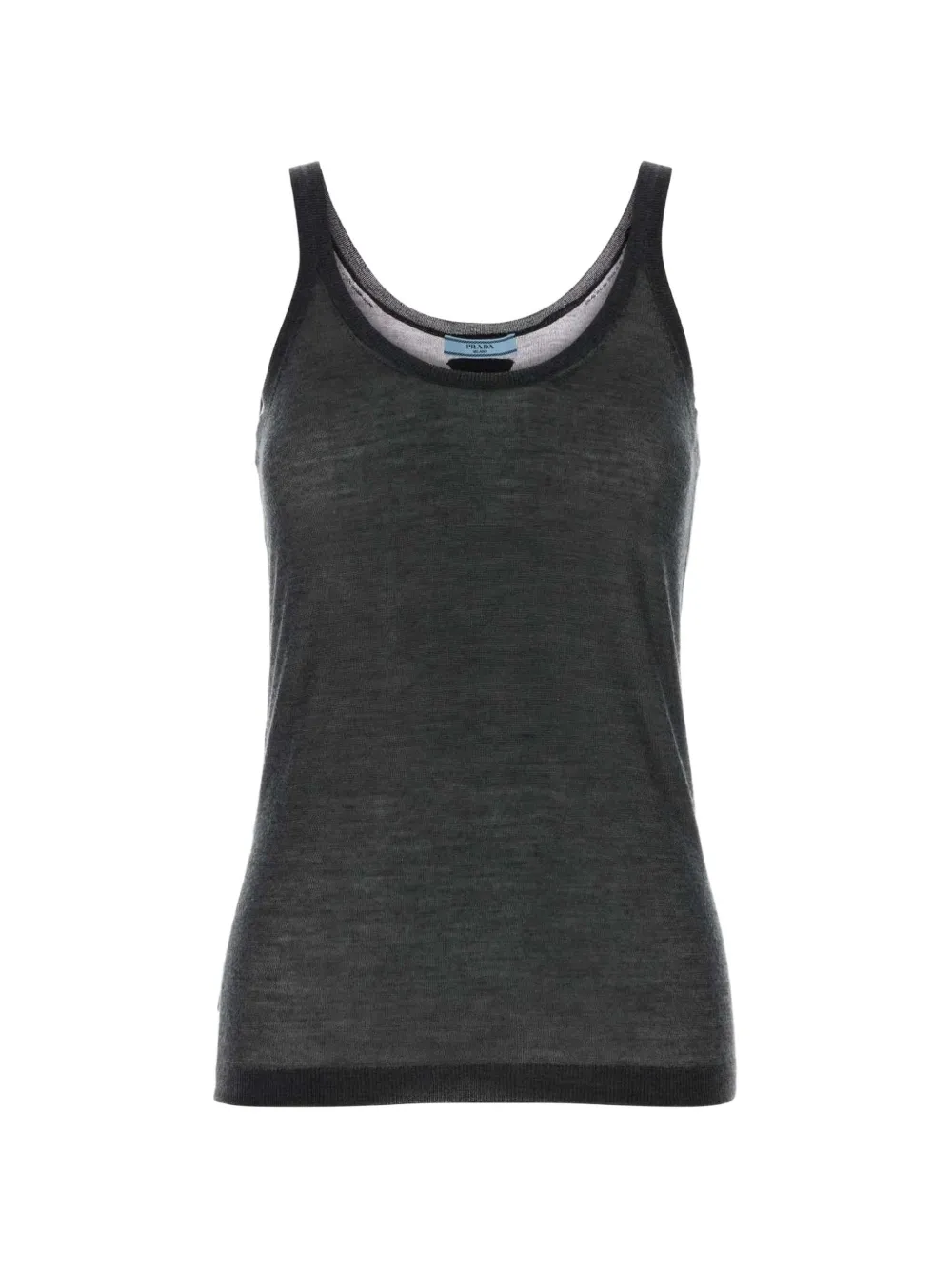 Prada cashmere-blend top - Grigio