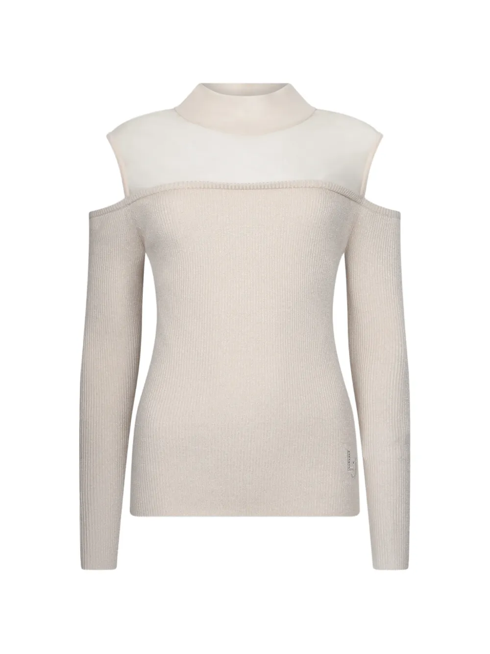 LIU JO logo-embellishment sweater - Toni neutri