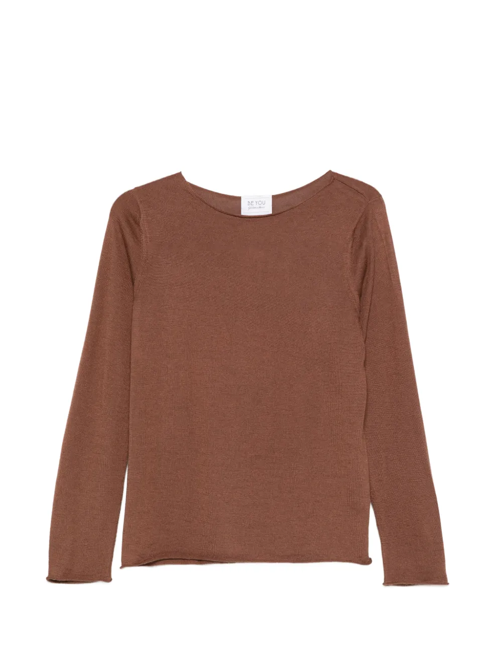 BeYou long-sleeve sweater - Marrone