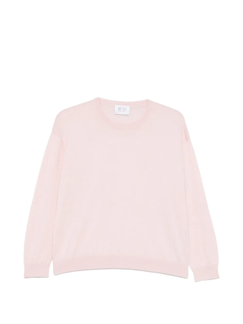 BeYou ribbed-hem sweater - Rosa