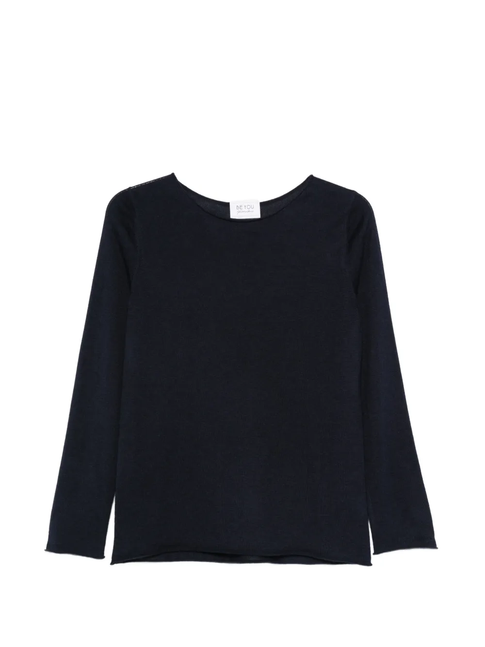 Beyou Long-sleeve Sweater In Blue
