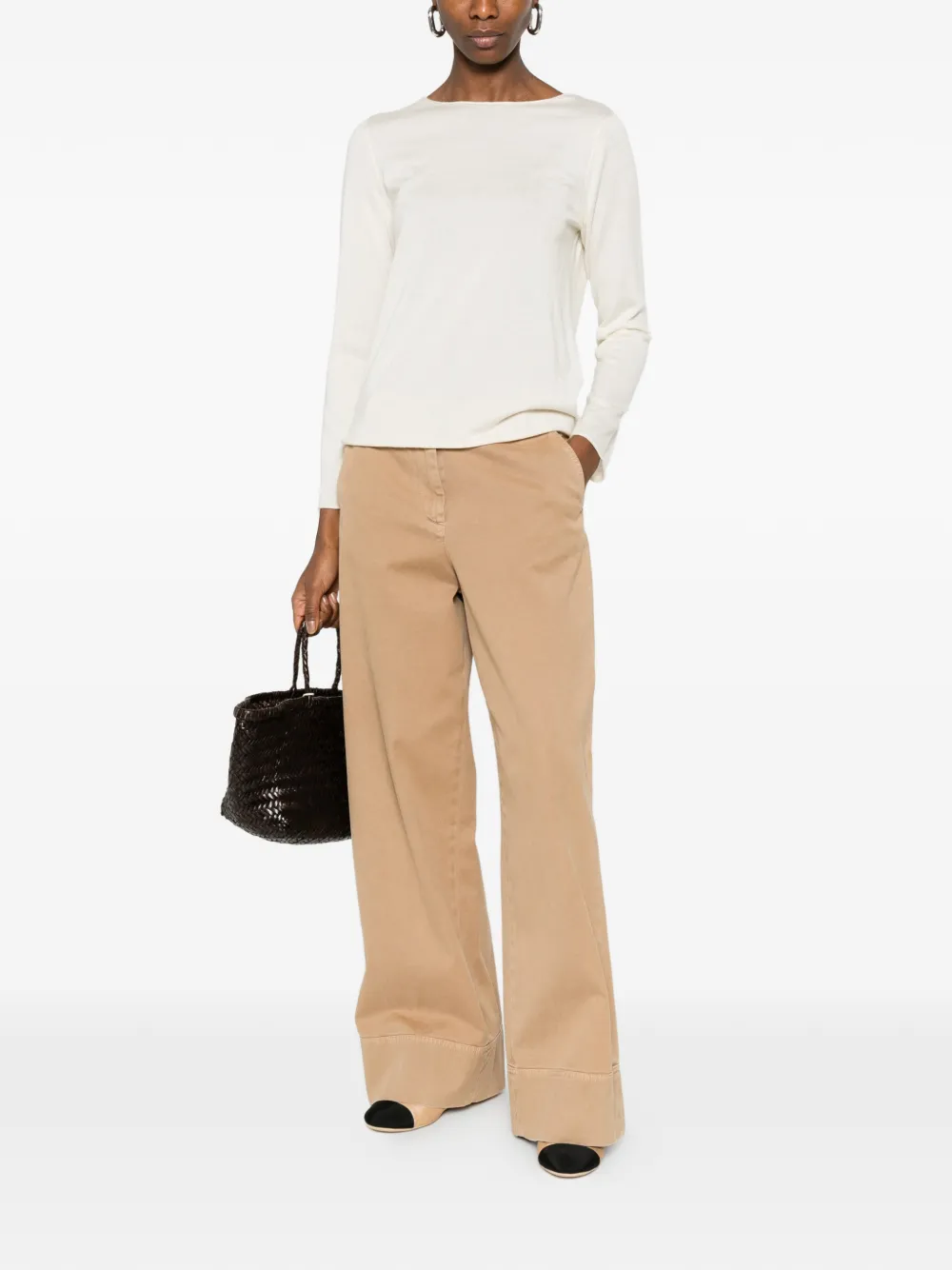 Beyou Long-sleeve Sweater In Multi