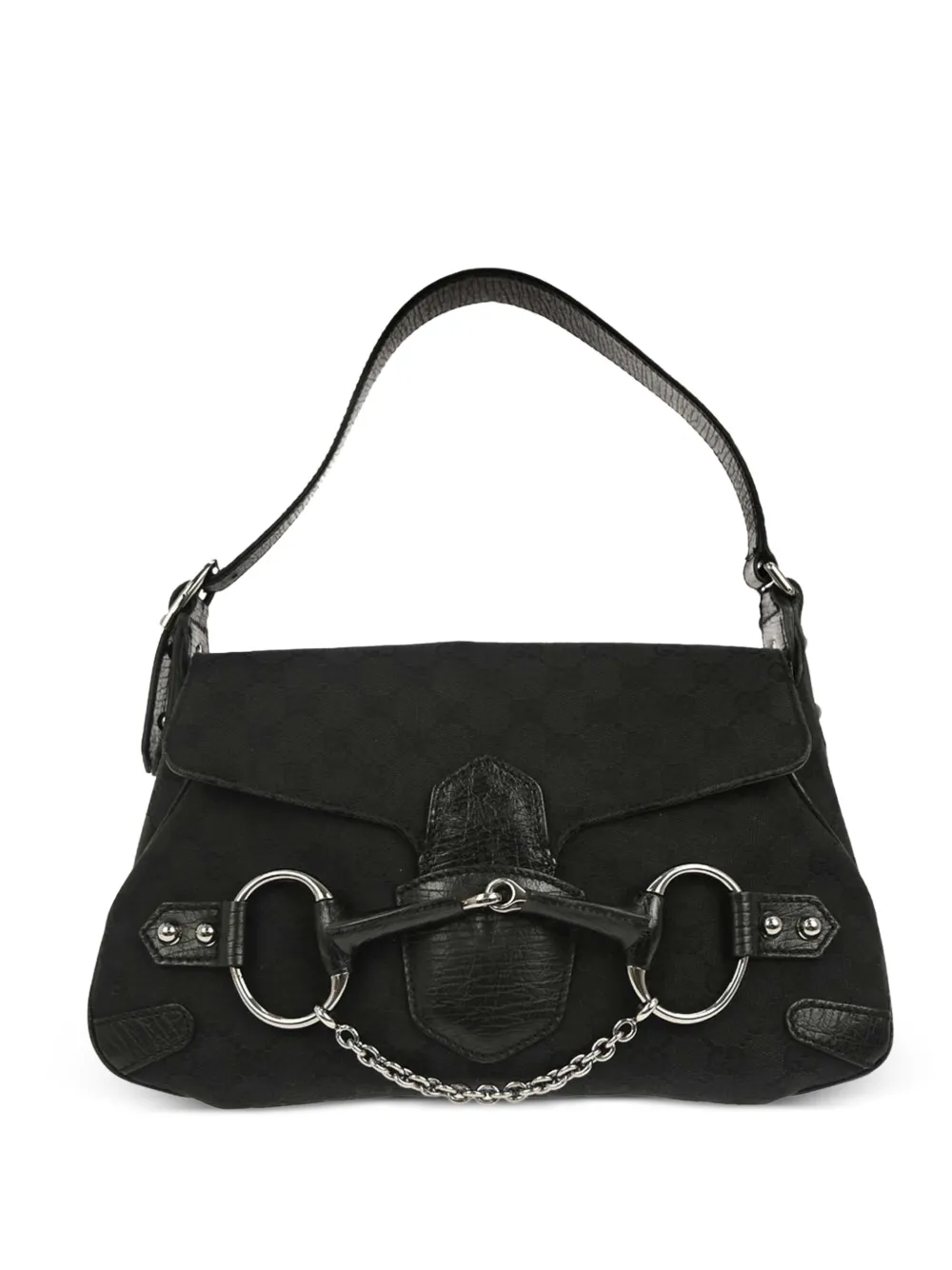 Gucci Pre-Owned 1990-2000s horsebit gg tote bag - Nero