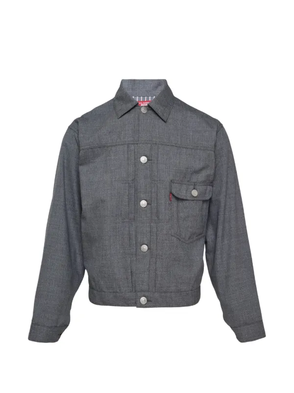 Junya Watanabe MAN デニムジャケット | グレー | FARFETCH JP