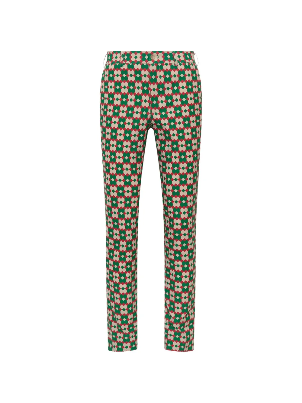 Comme des Garçons Homme Plus geometric-print trousers - Verde