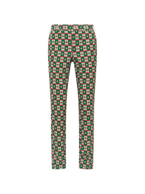Comme des Garçons Homme Plus geometric-print trousers