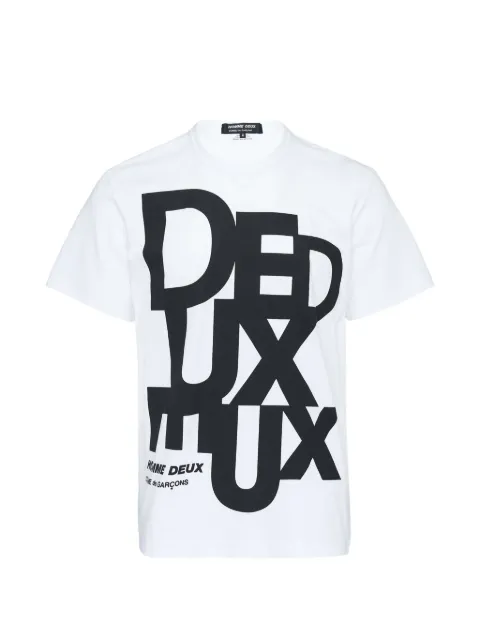 Comme des Garçons Homme Deux short-sleeve logo-print T-shirt