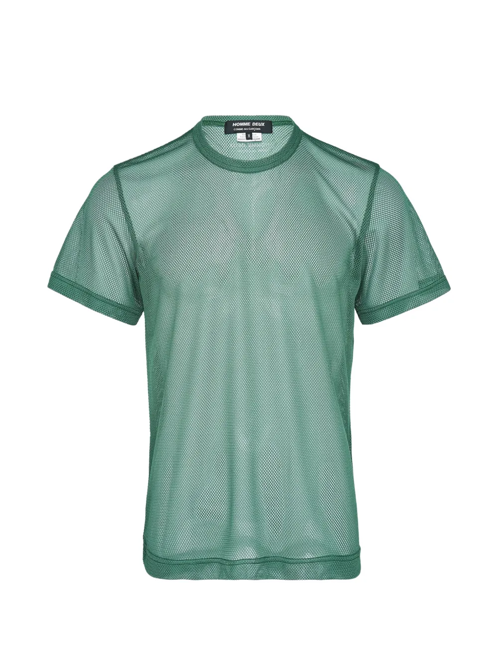 Comme des Garçons Homme Deux mesh-knit T-shirt - Verde