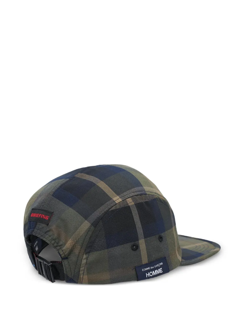  Comme Des Garçons Homme Checked Cap - Green 