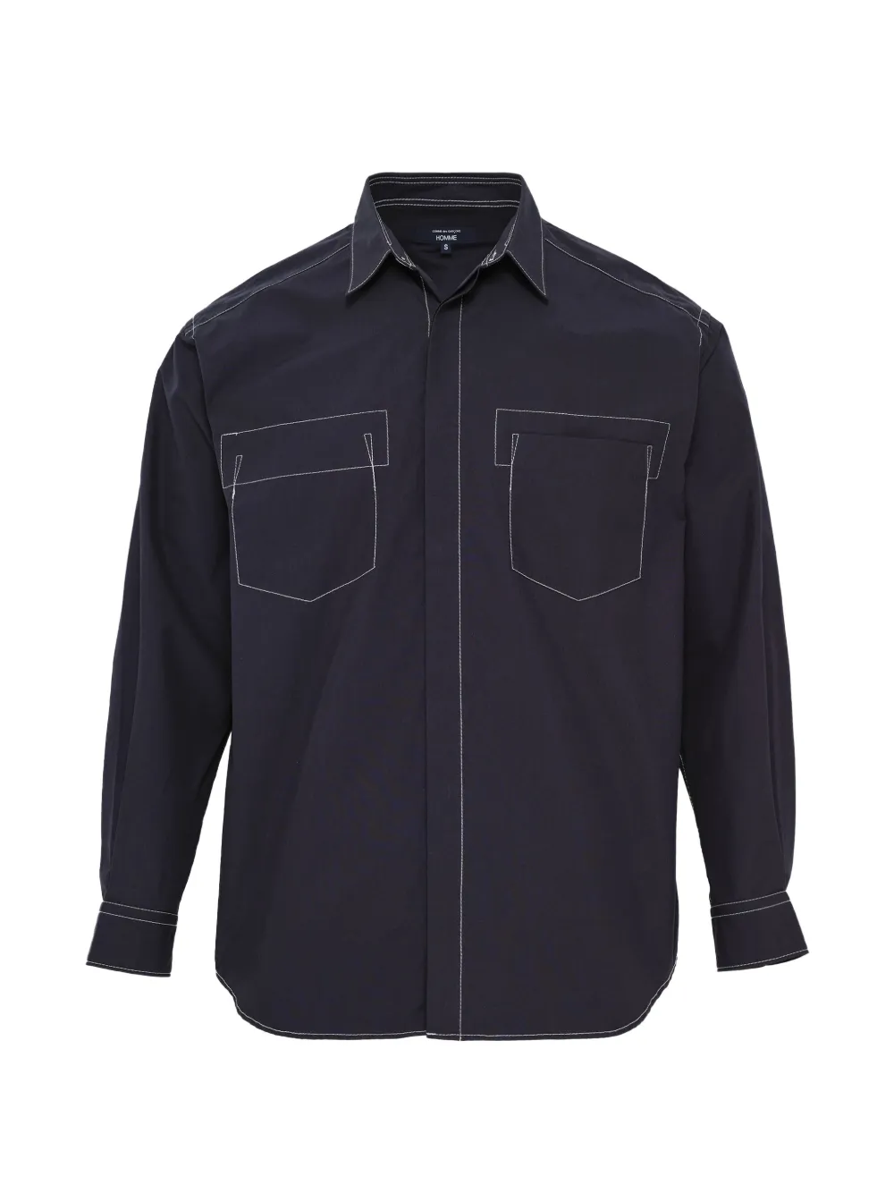 Comme des Garçons Homme long sleeve shirt - Blau