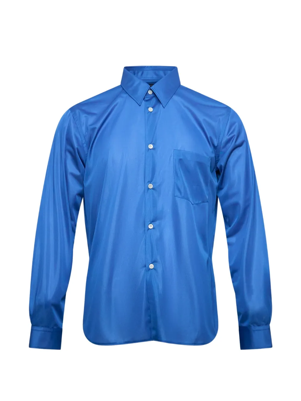 Comme des Garçons Homme Plus button-up chest-pocket shirt - Blu