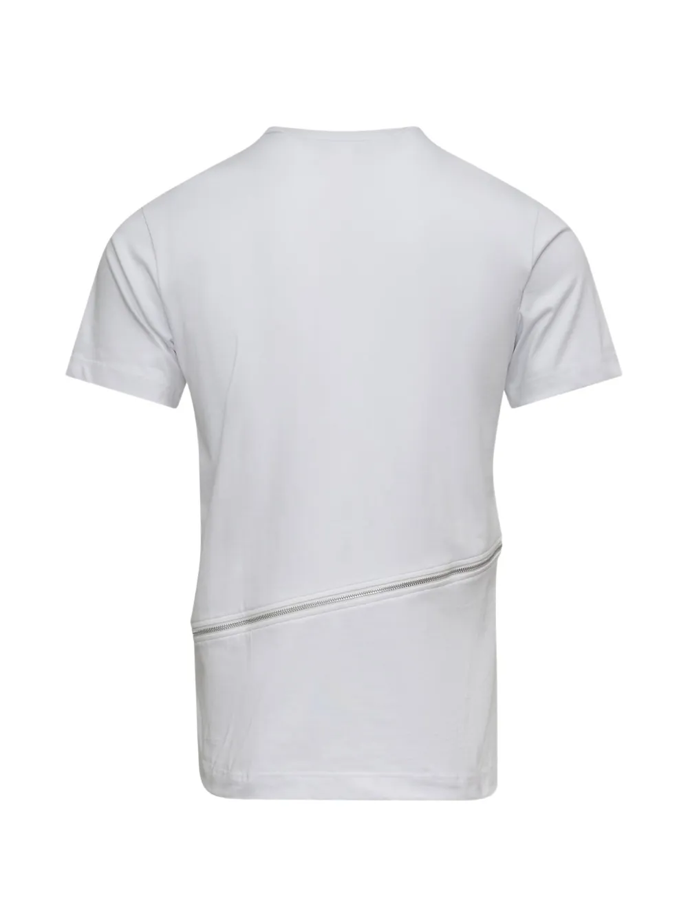 Comme Des Garçons Shirt zip-detail T-shirt | White | FARFETCH JO