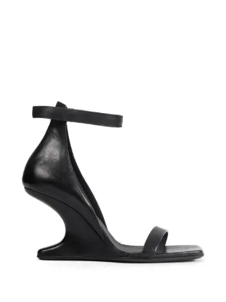 Rick Owens Temple Cantilever 8 Minimal Sandals In Washed Lamb