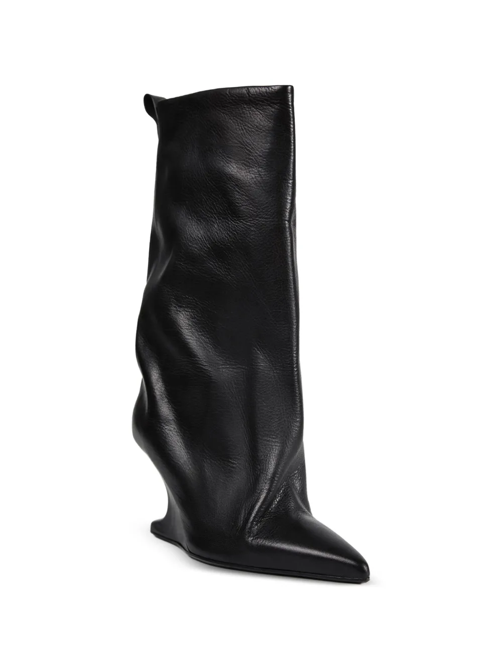 Rick Owens Cantilever scherpe laarzen Zwart