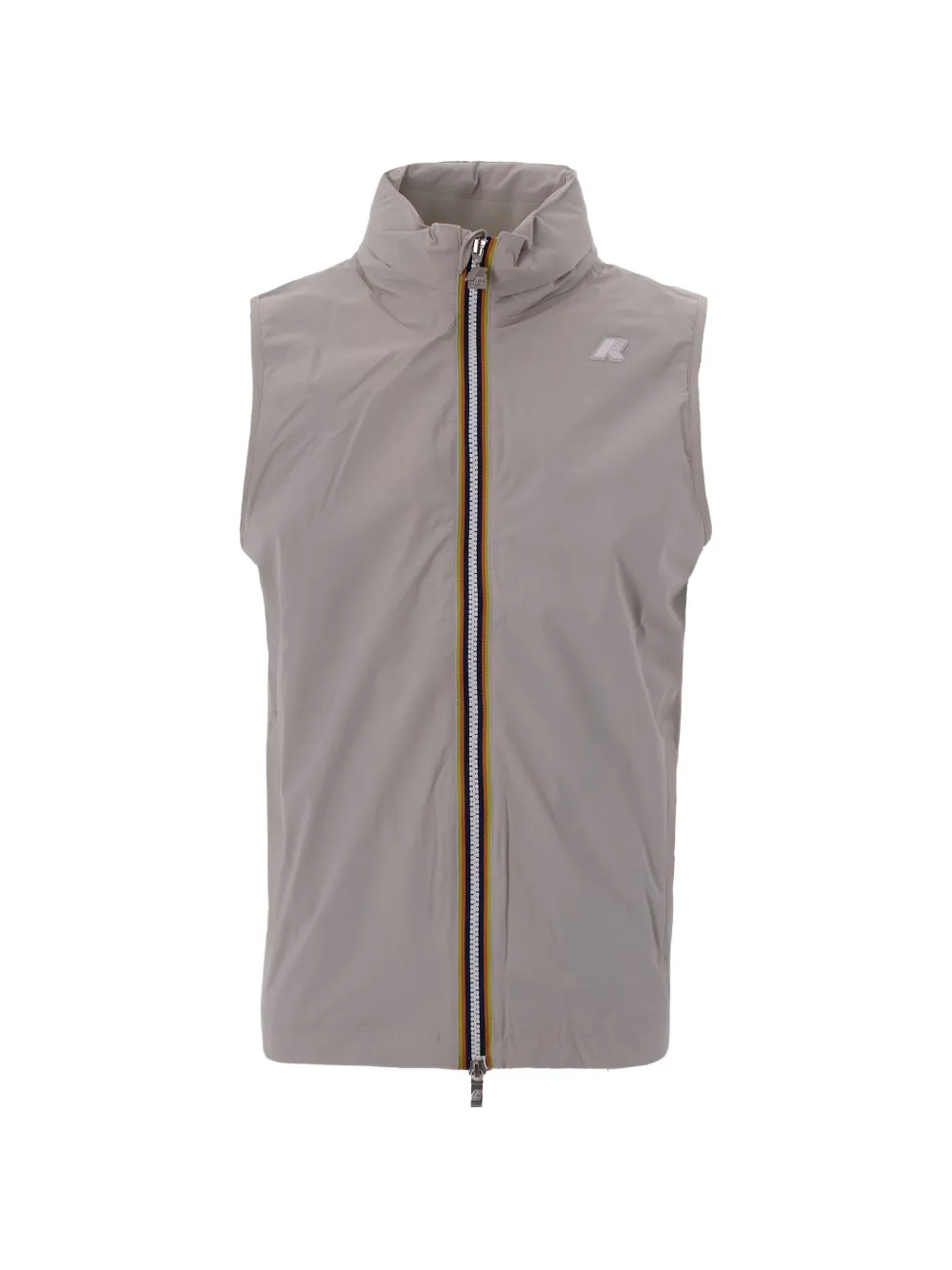 K-Way zip sleeveless jacket - Toni neutri