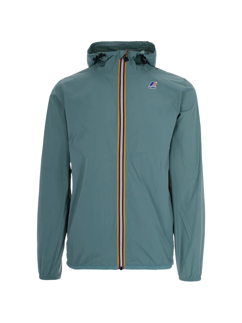 K-Way hooded zip jacket - Verde