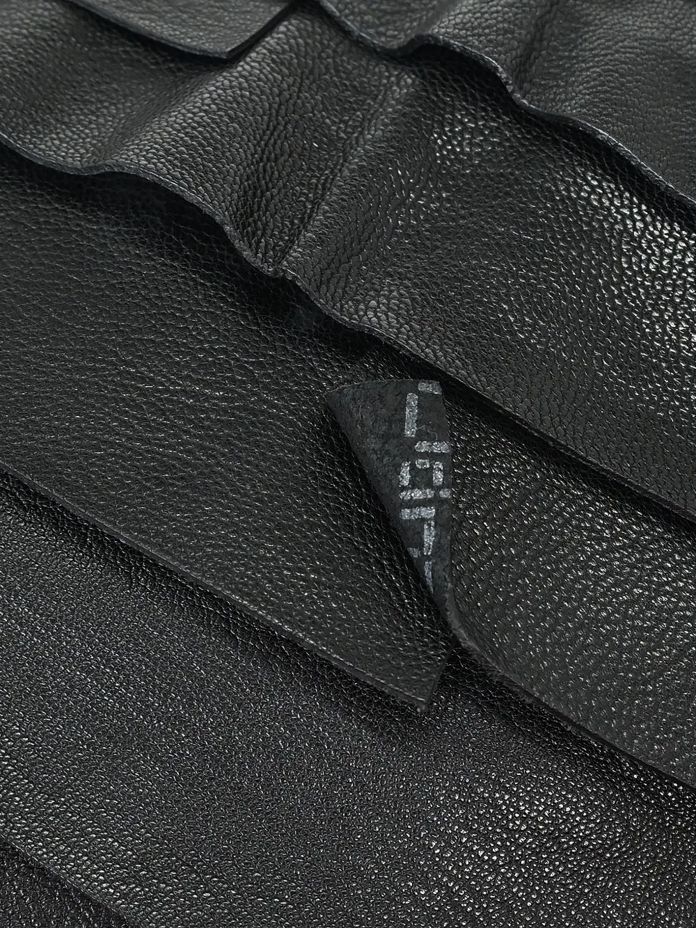 1990s Ruffled Leather Bag