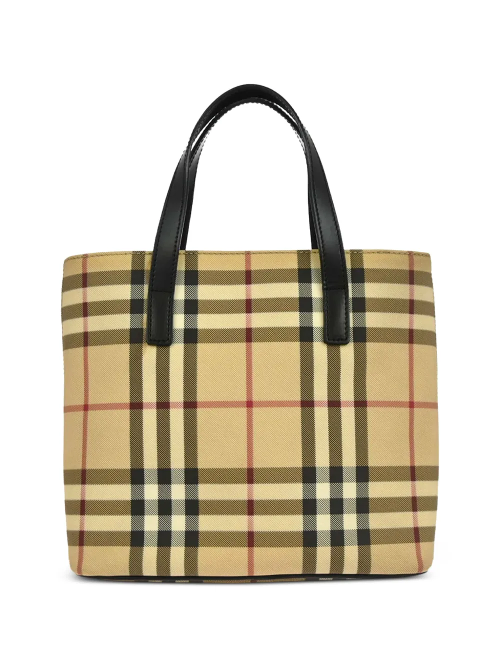 Burberry Pre-Owned Borsa tote a quadri anni '90 - Toni neutri