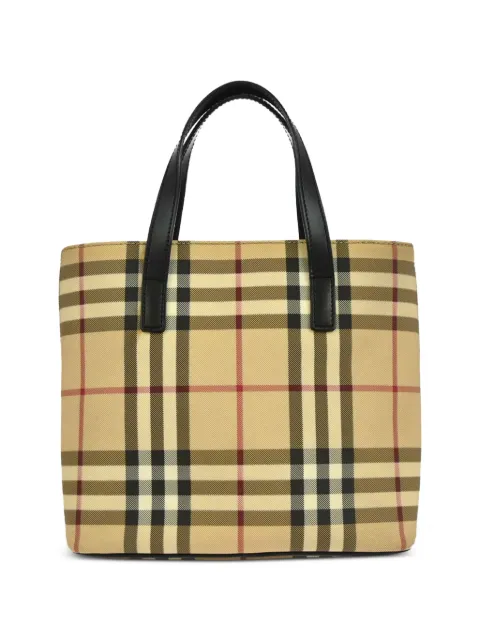 Burberry Pre-Owned 1990s check tote bag