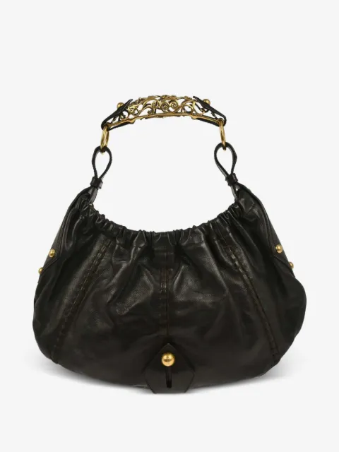 Saint Laurent Pre-Owned شنطة جلد متوسطة من عقد الألفينيات