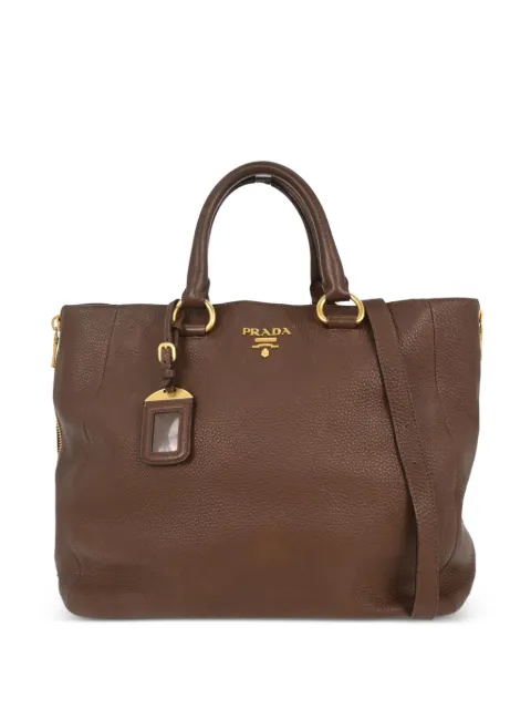 Prada Pre-Owned 1990s leather tote bag