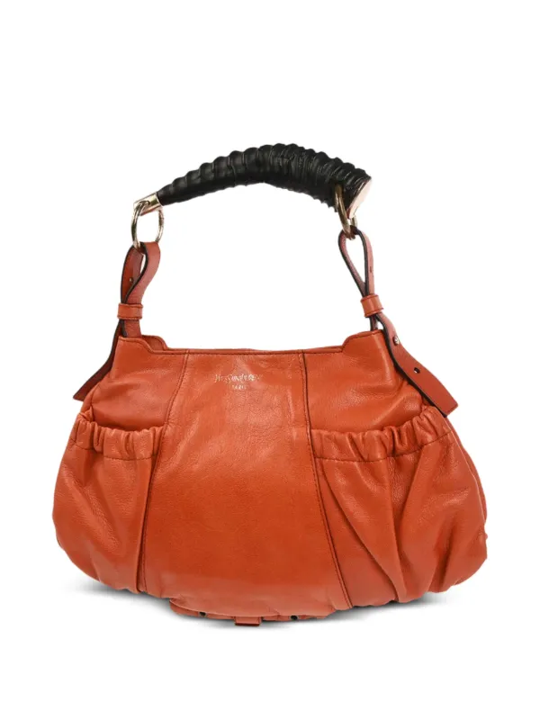Yves Saint Laurent モンバサ ブラウン 本革 2000s Saint Laurent Pre-Owned 2000s モンバサ レザーバッグ | オレンジ