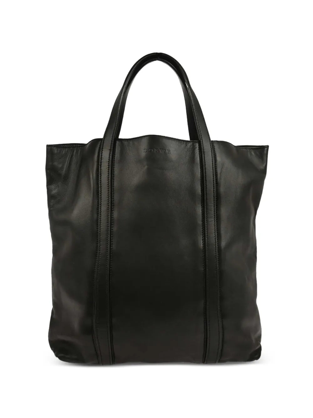 Loewe Pre-Owned Borsa tote in pelle anni '90 - Nero