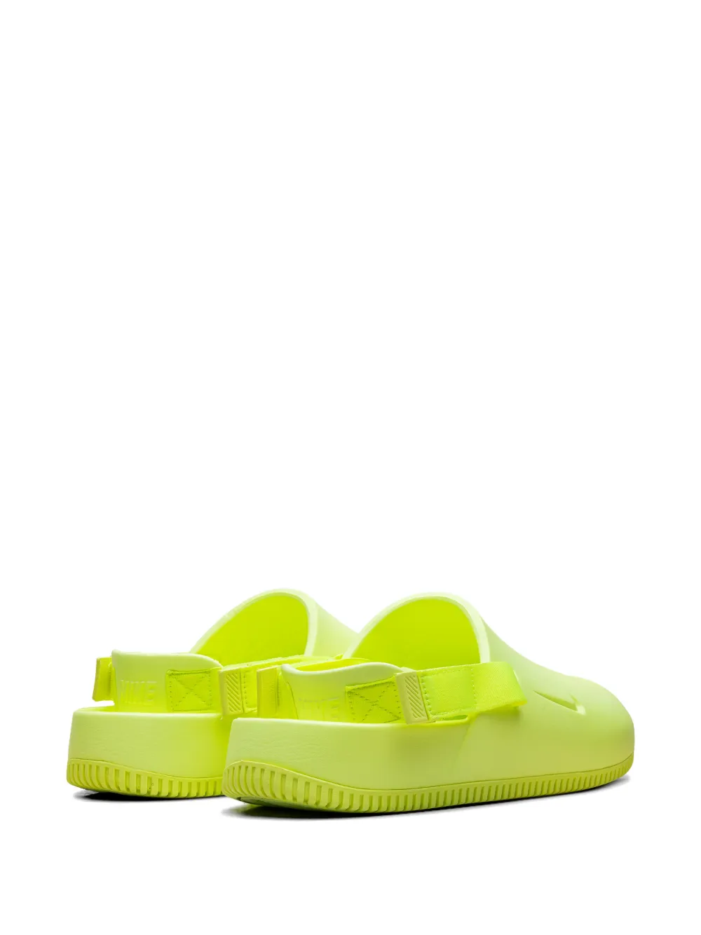 Nike Calm muiltjes met logoband Geel