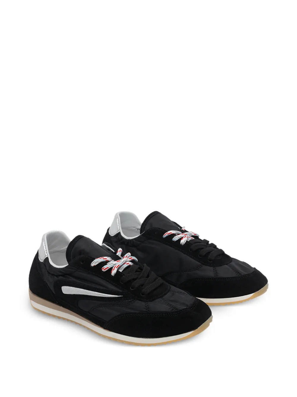 D.A.T.E. Athleta sneakers met ronde neus Zwart