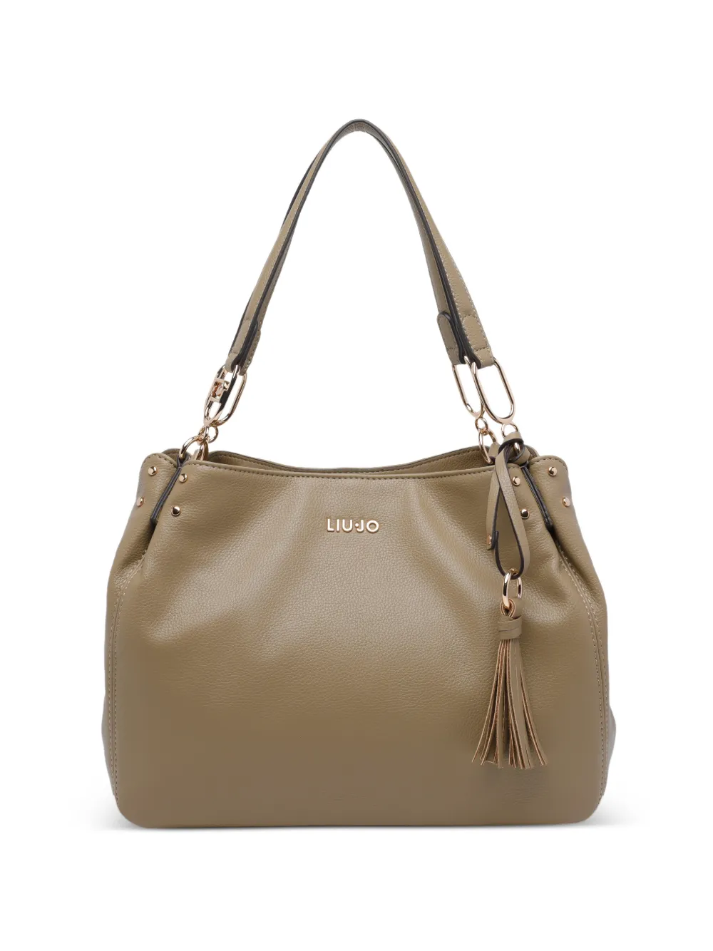 LIU JO logo-plaque shoulder bag - Verde