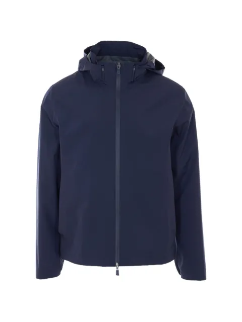 Herno detachable-hood jacket
